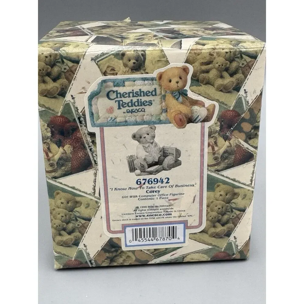 1999 CHERISHED TEDDIES Corey I Know How To Take Care Of Business 676942 Enesco